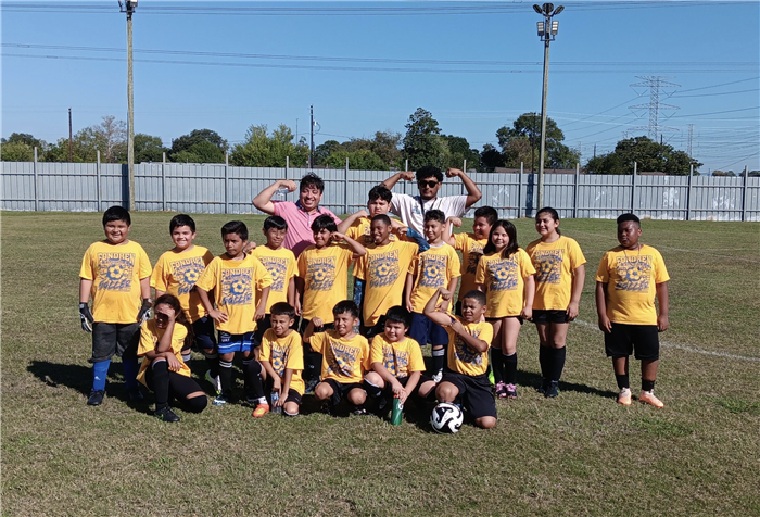 Our Fondren Colts at their second soccer game against Poe Elementary